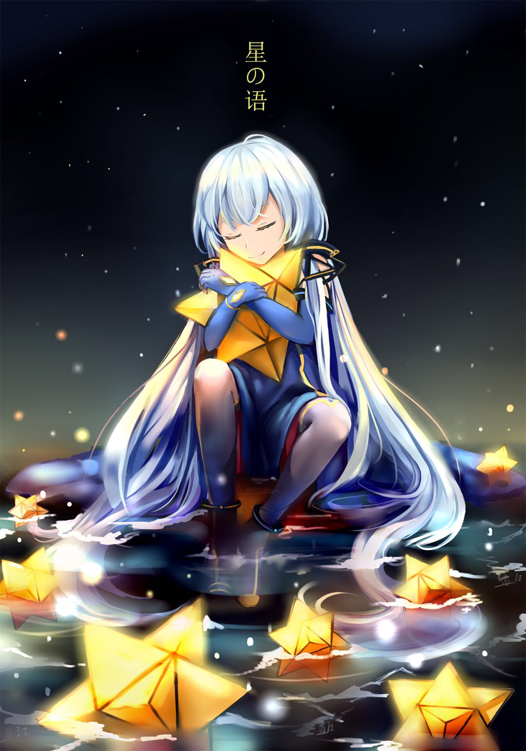 不皮了,,星尘vocaloid 插画第不知道多少期(_#)