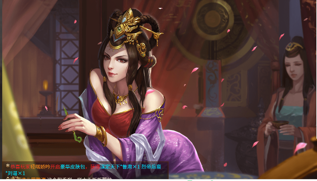 传说皮肤以上都可以查看大图 本以为可以看看传说中的蔡夫人大xiong了