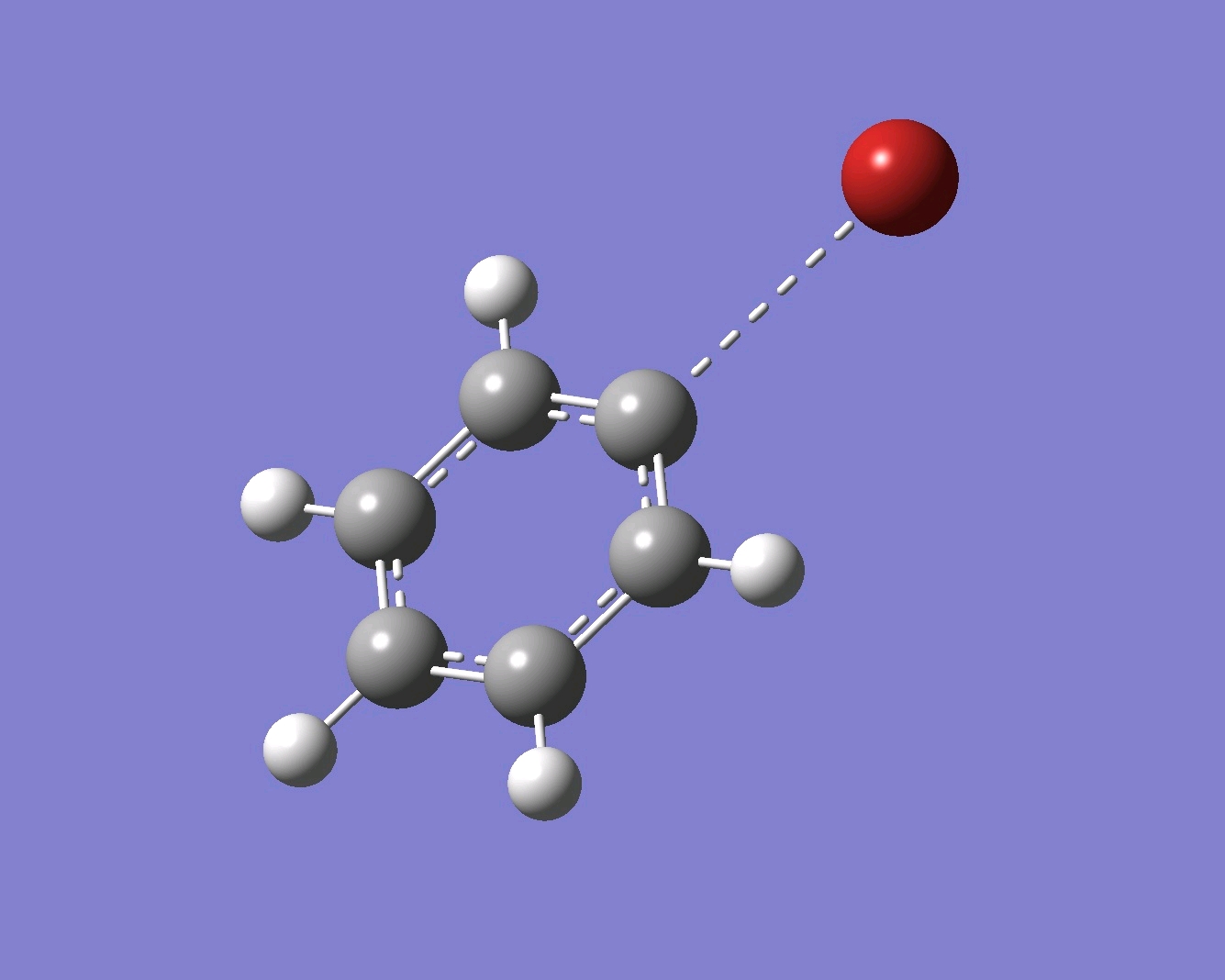 叔丁基溴自由基负离子(t-bubr-)及溴苯自由基负离子(phbr-)的模拟