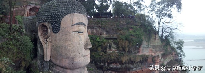 全景照片展示风景之美,71米高的乐山大佛,60米高的望天树
