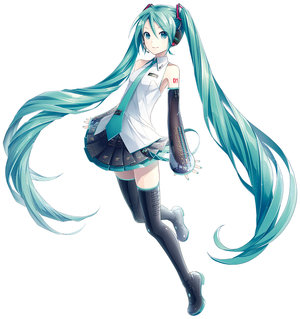 2007年8月31日,"初音未来"声库随着「vocaloid2」软件发售(15