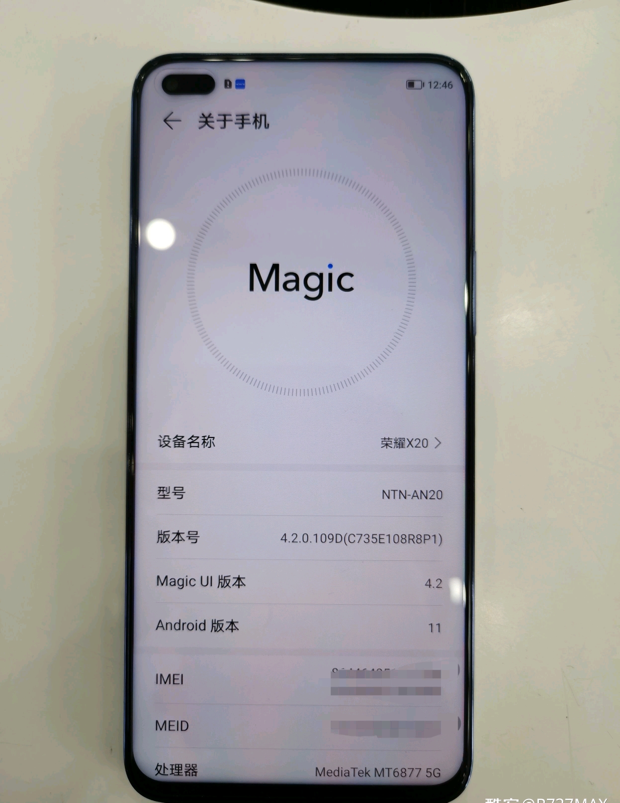 荣耀x20真机上手