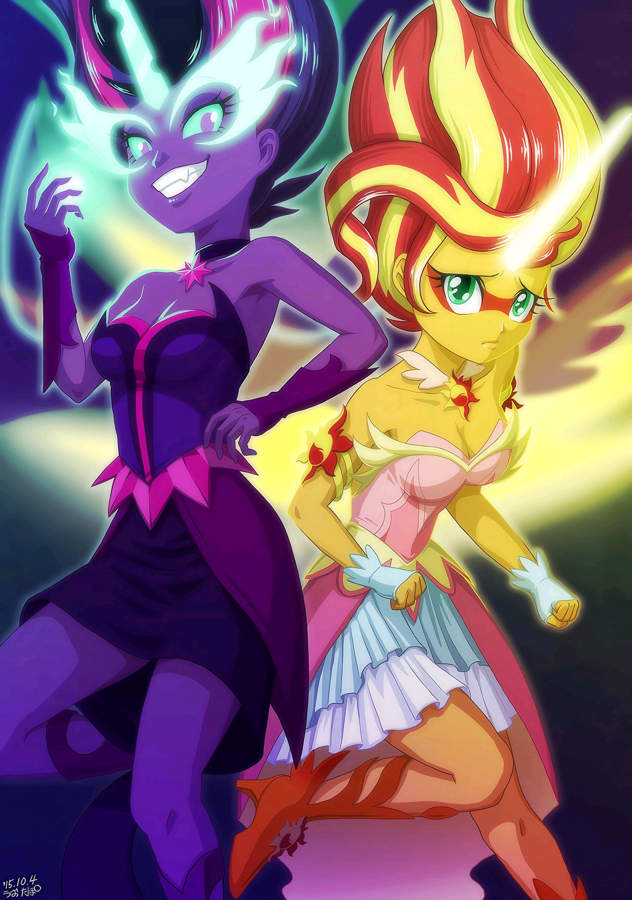 midnight sparkle&daydream shimmer