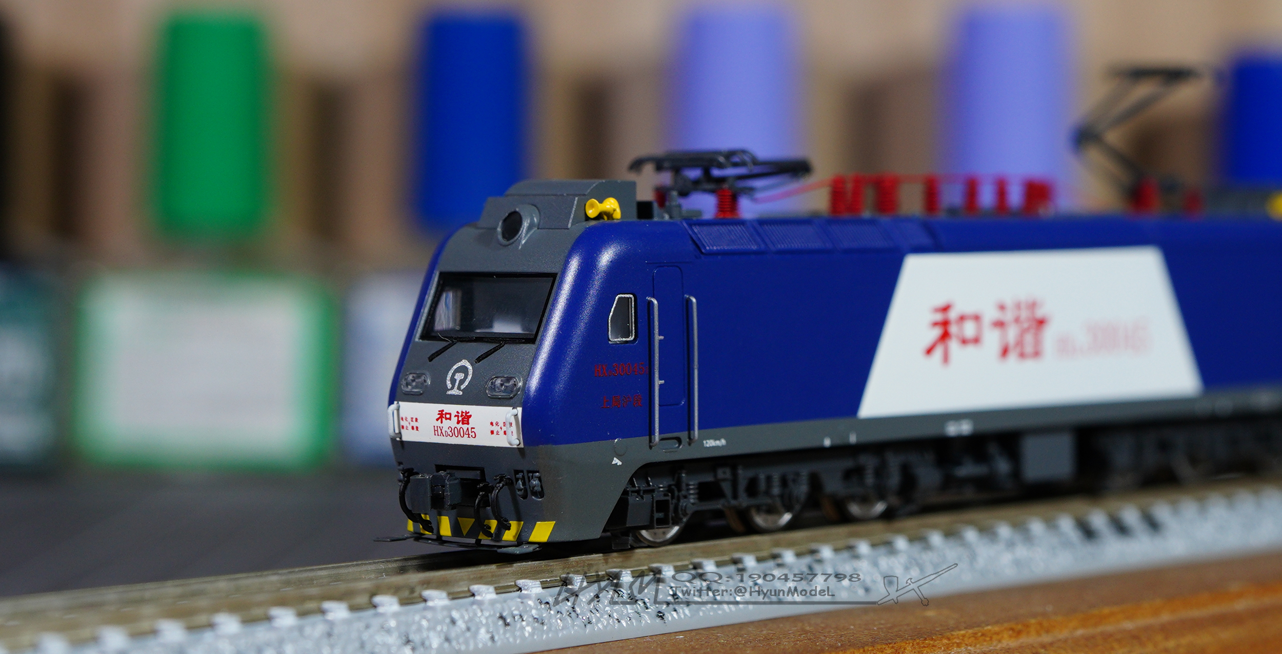 [铁道模型]长鸣模型 n比例 hxd3 电力机车