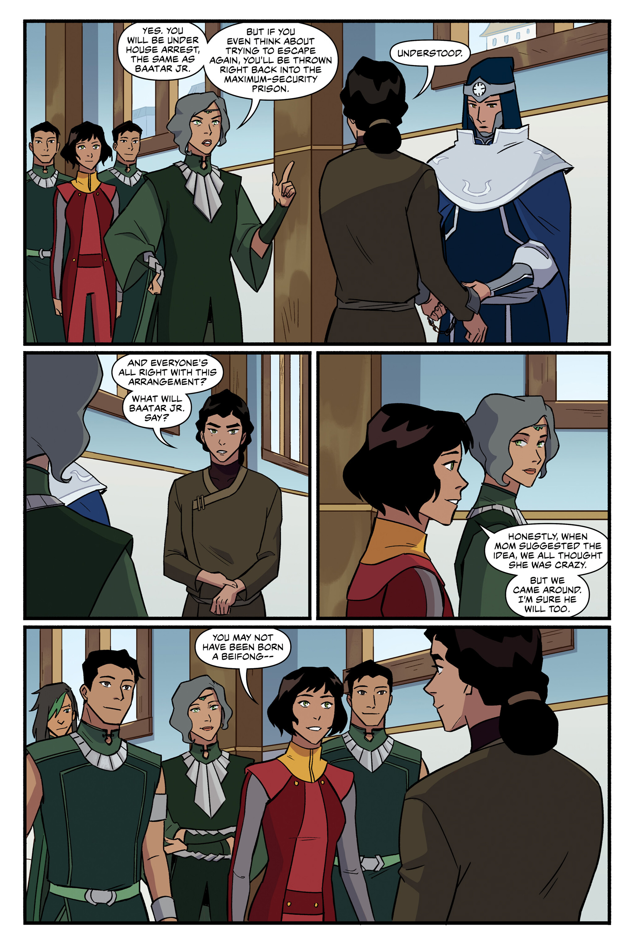 the legend of korra 科拉传奇漫画 ruins of the empire 帝国陨落