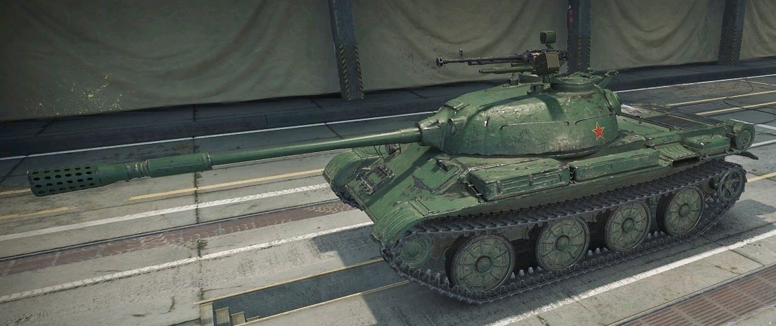 游戏中的59-16轻型坦克,可见其装备了较长的76.