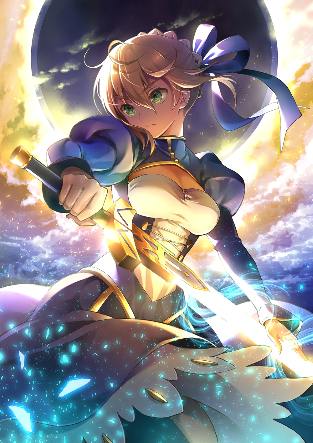 「saber」① 动漫美图" excalibur～"    每周不定时更新动漫美图壁纸