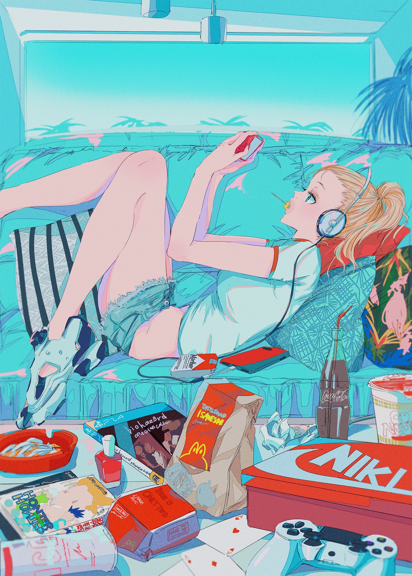 【动漫少女讨论局】插画师najuco的杂志少女们