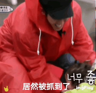 现实姐弟的吵架现场vs神仙姐弟的有爱互动【朴建厚表情包gif-20190630