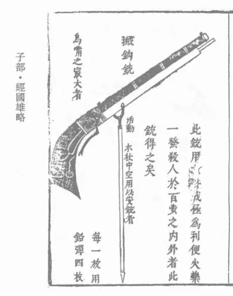 明人多以鹰嘴铳,鹰铳,斑鸠铳称呼穆什克特火枪