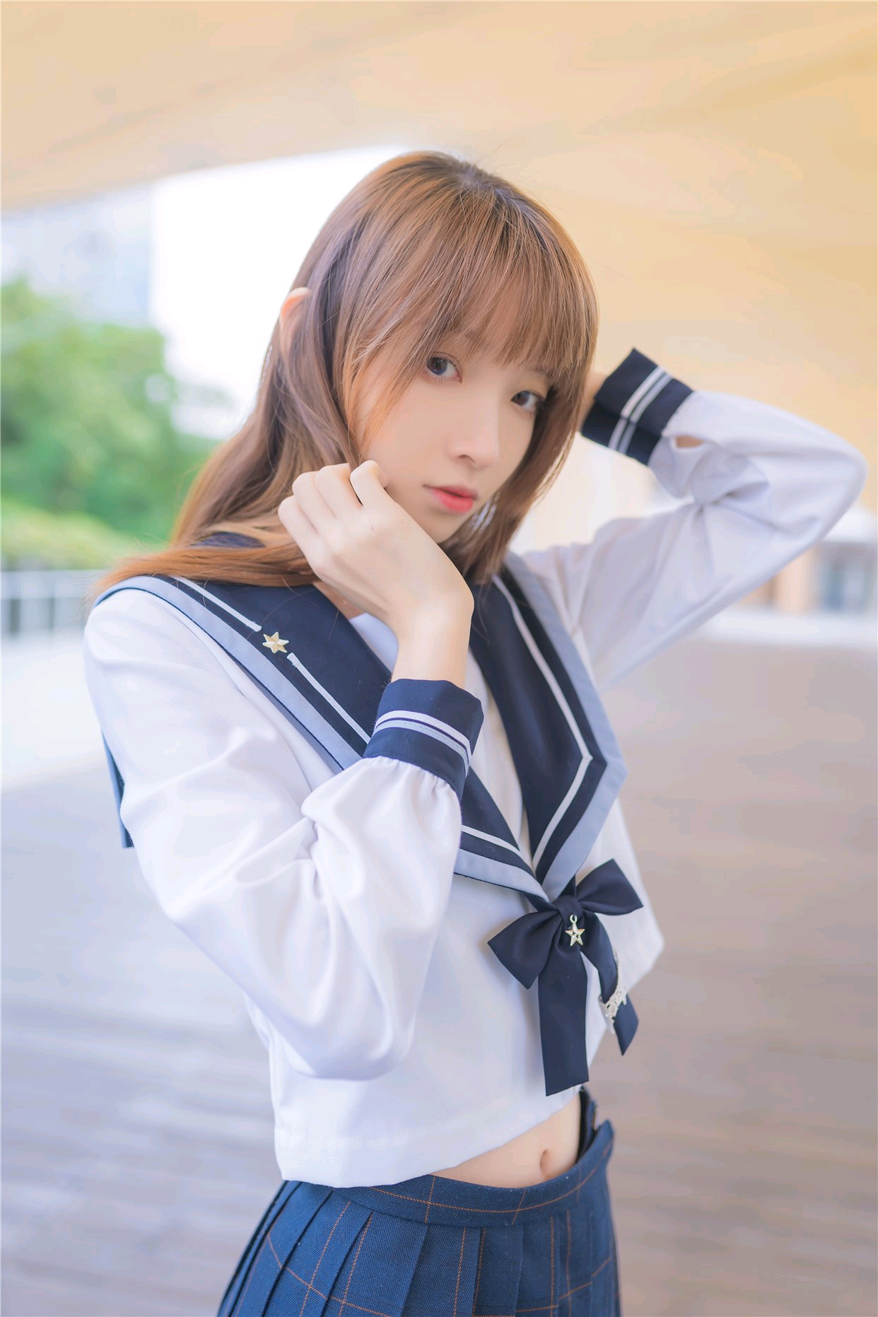 cosplay清新jk制服少女