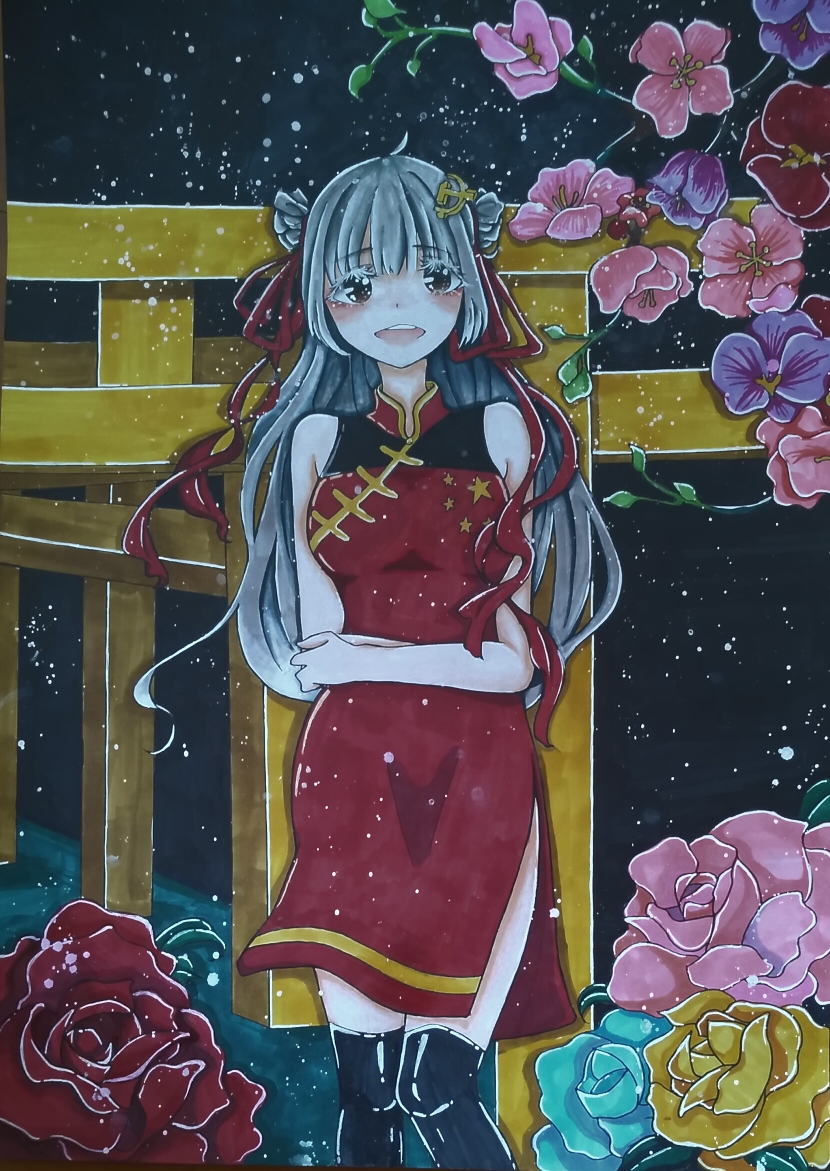 初一暑假肝的,是中国的娘化版?( ω