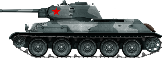 【保卫苏维埃的红色铁骑】t-34中型坦克