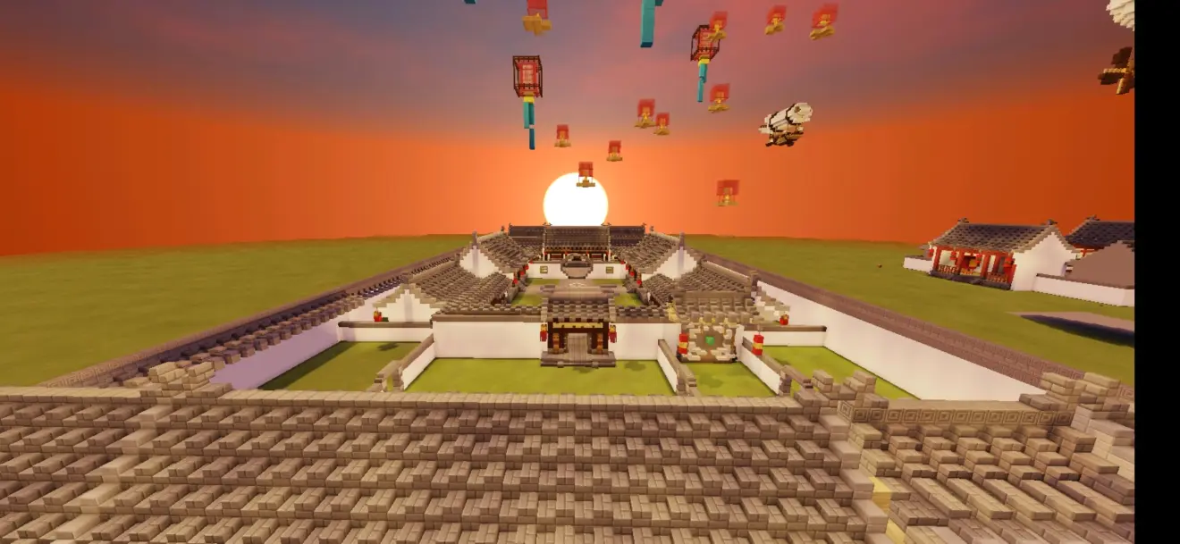 我的世界中式建筑欣赏