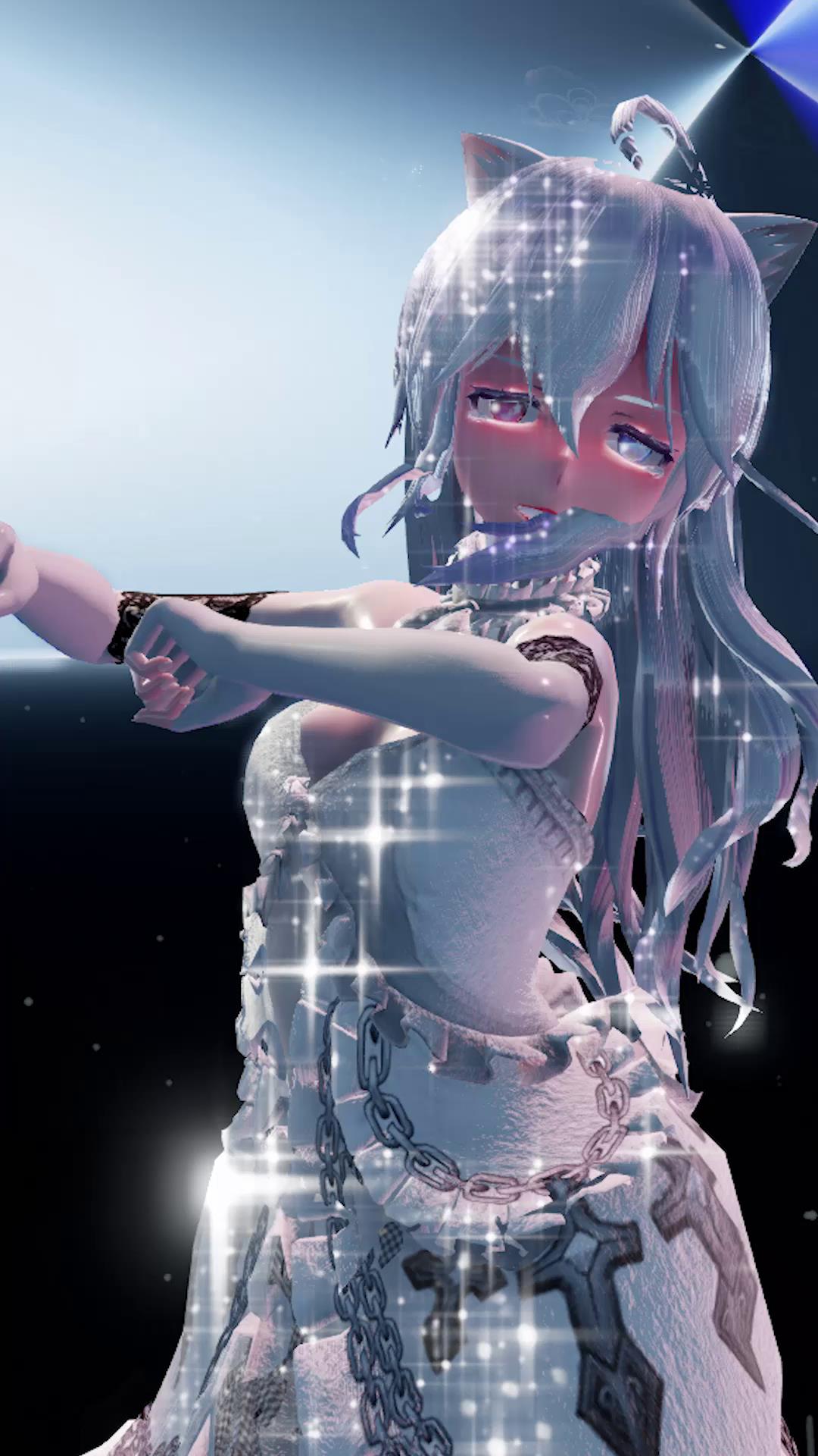 mmd弱音是我好看还是舞台好看竖屏版