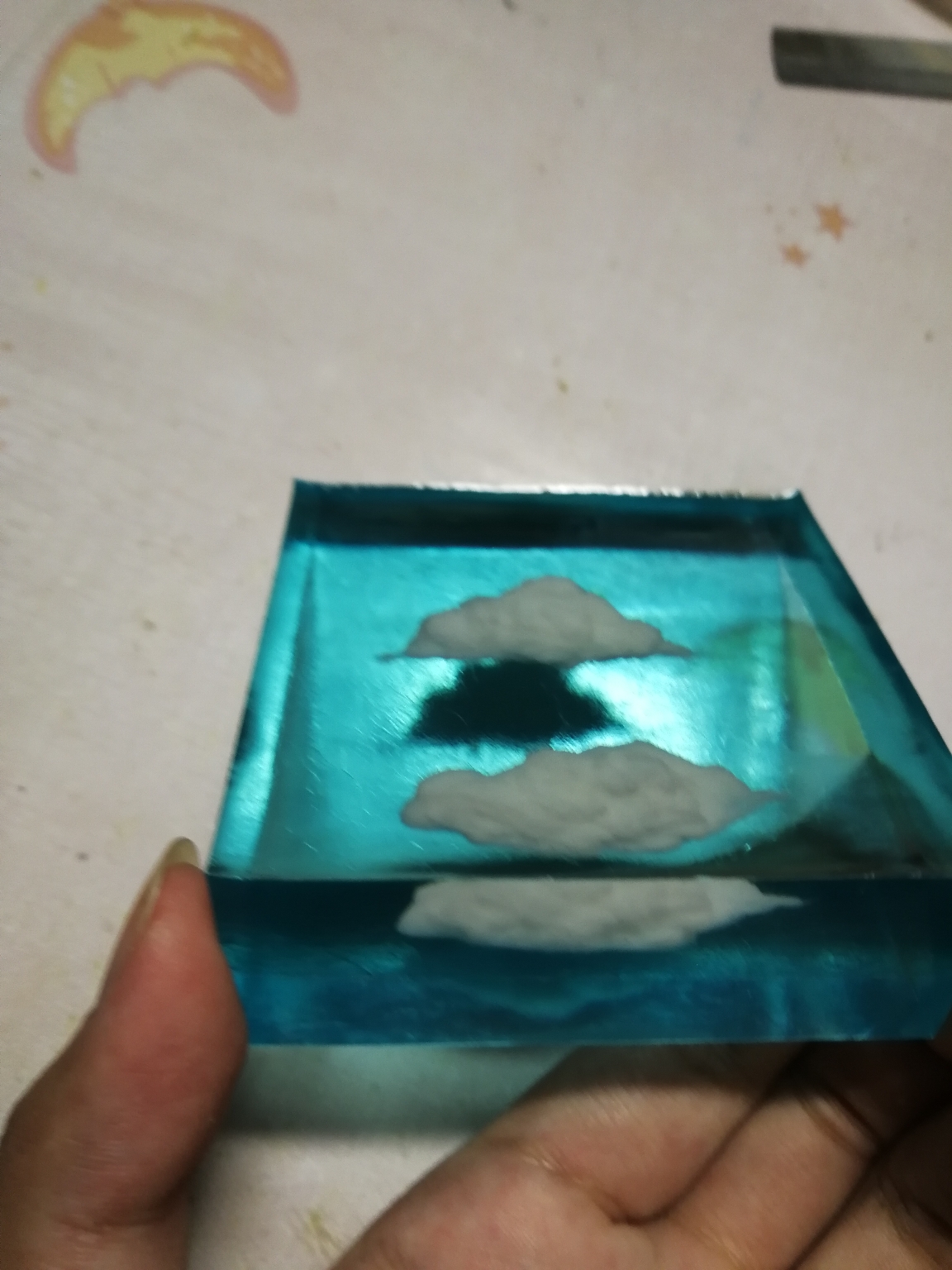滴胶云朵