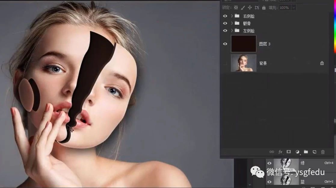 ps教程:photoshop设计鸟类和绿叶字体特效教程