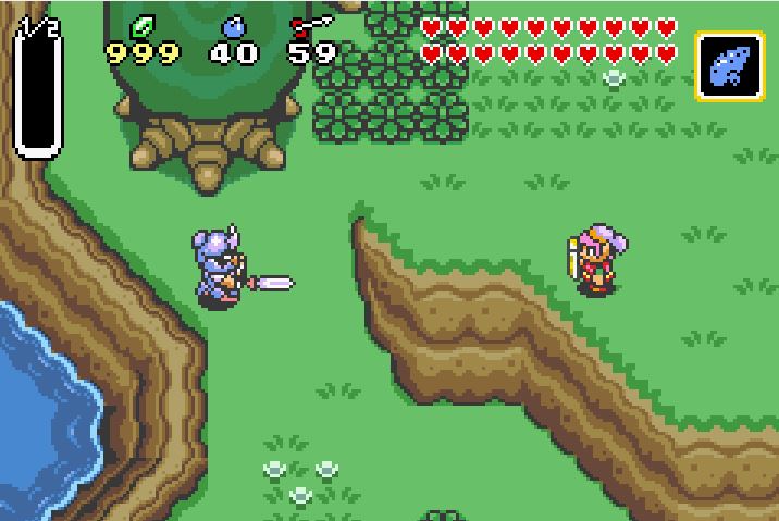 gba塞尔达传说 众神的三角力量(过去的林克)zelda a link to the past