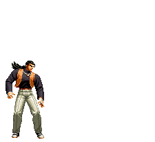 龙击拳 ↓↘→   a or c 或龙击闪 ←蓄→   a or c (上)← 龙虎乱舞