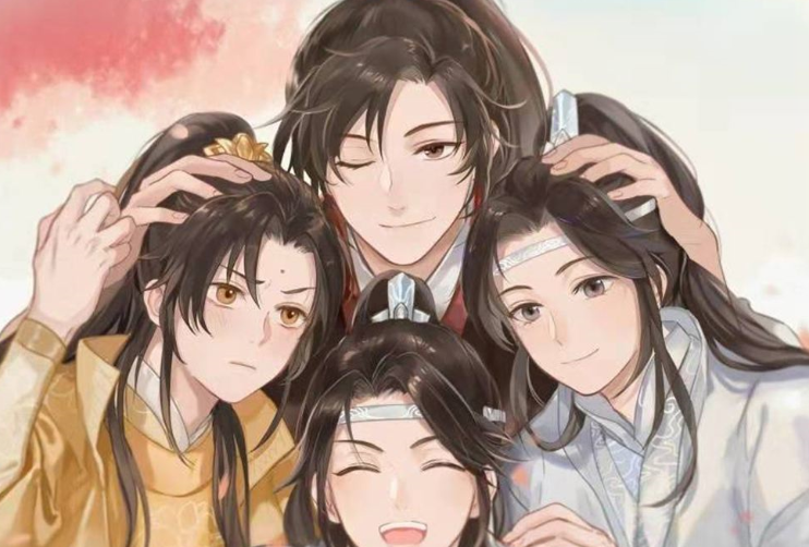 魔道祖师九张全家福,瑶妹身高一米八,不料聂导在自拍