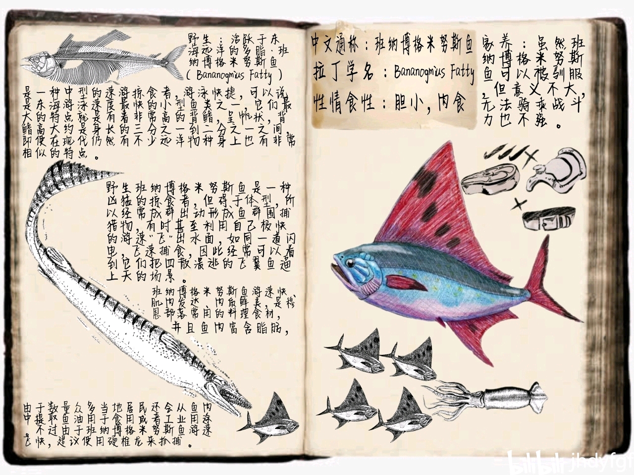【黑水古生物7】班纳博格米努斯鱼(bananogmius)的幼体
