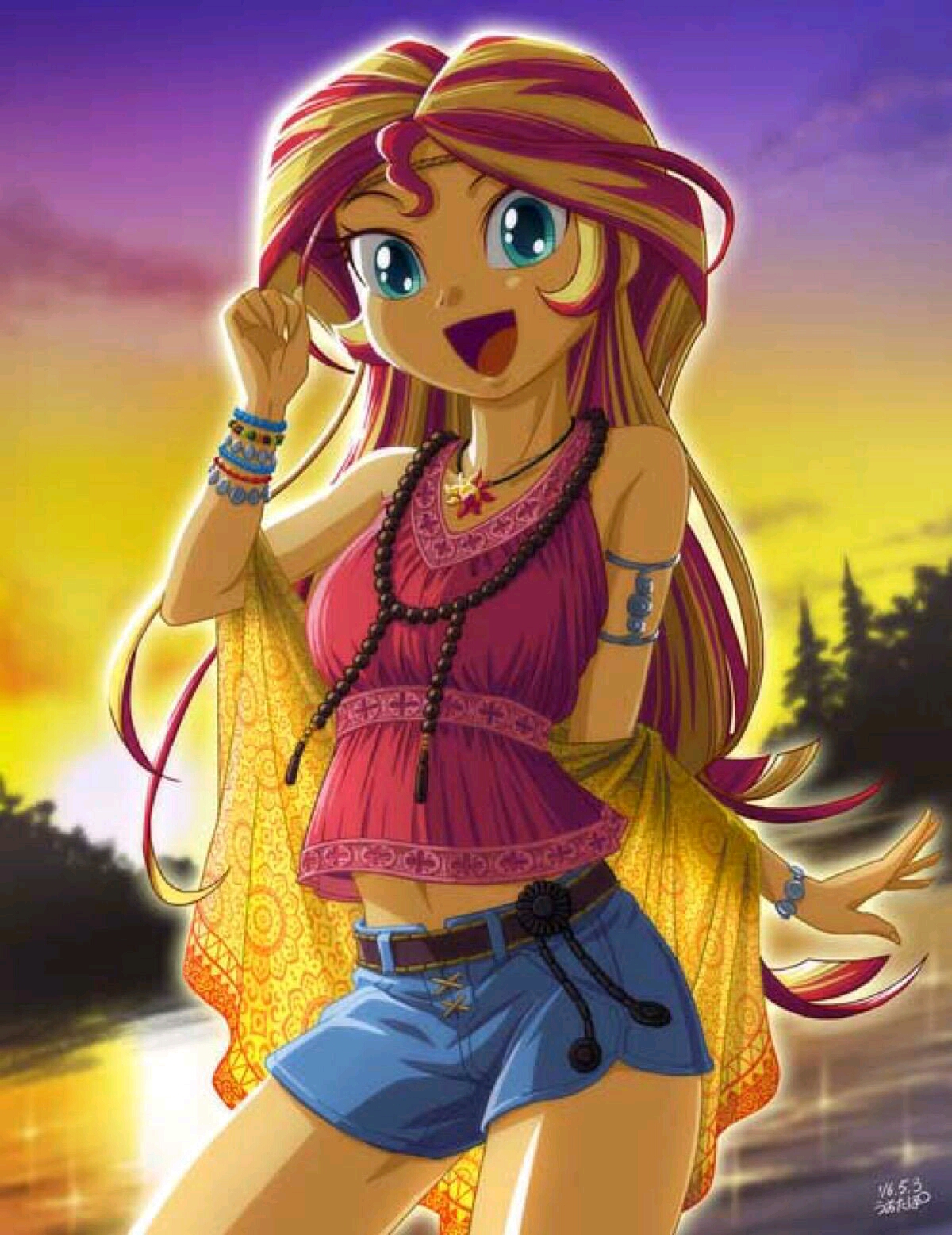 《sunset shimmer》