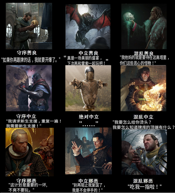 昆特牌阵营九宫格制作评选有奖活动参赛作品展示