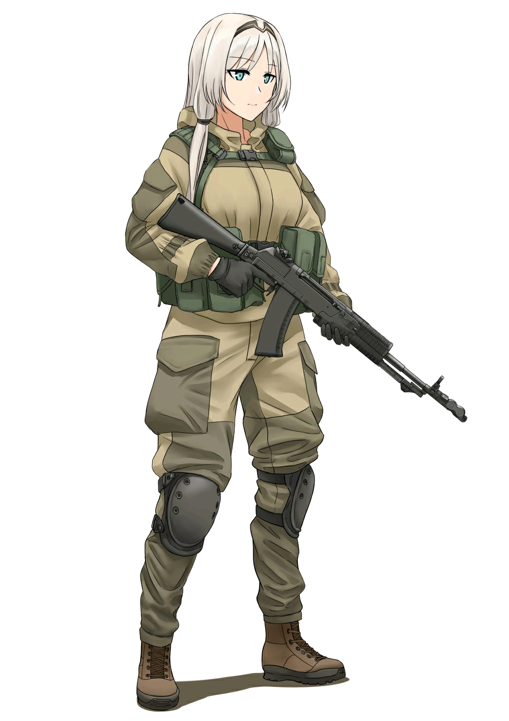 【pixiv】持枪少女