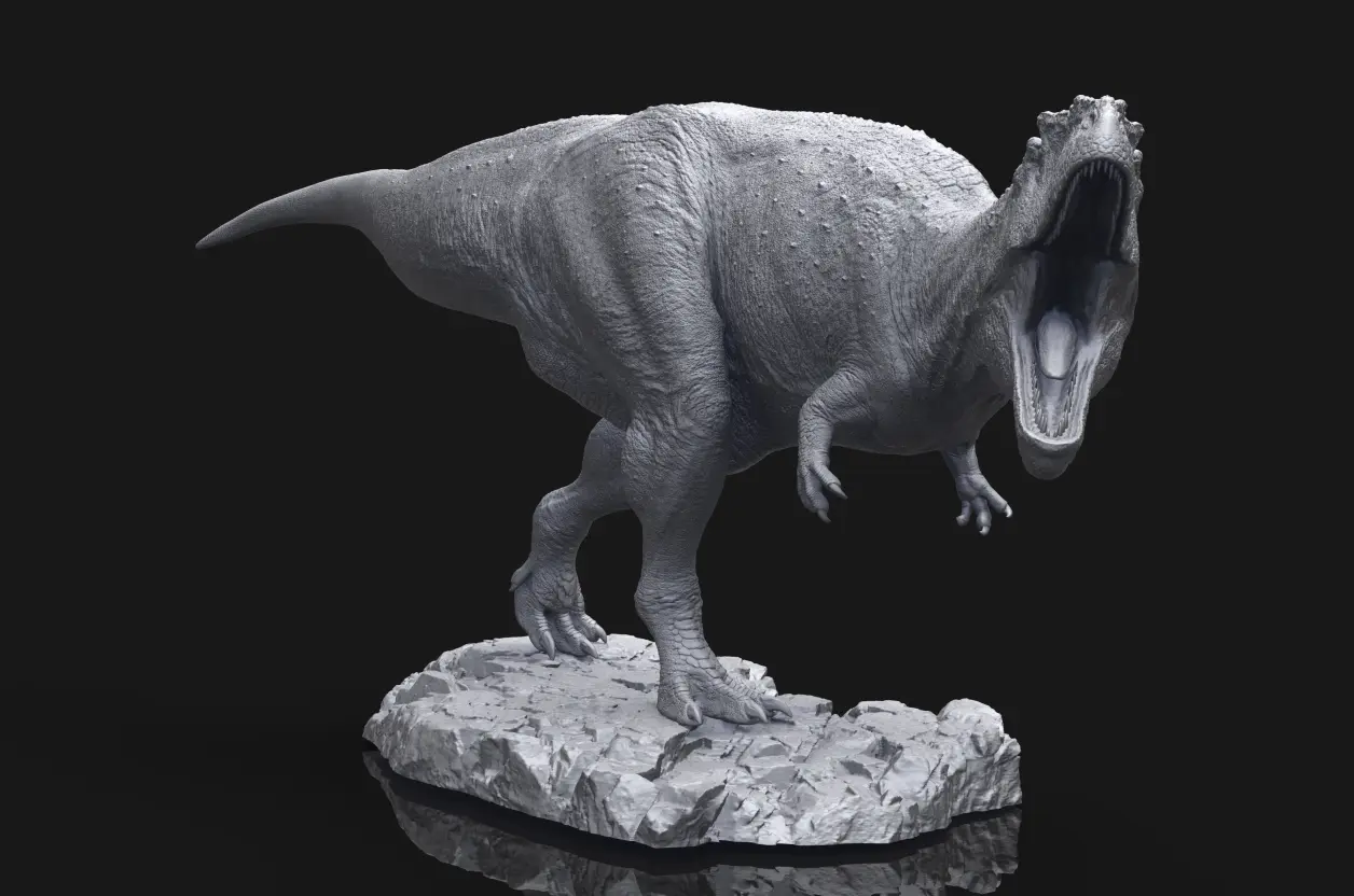 恐龙gk赏析【须弥工作室】1/35米拉西斯龙