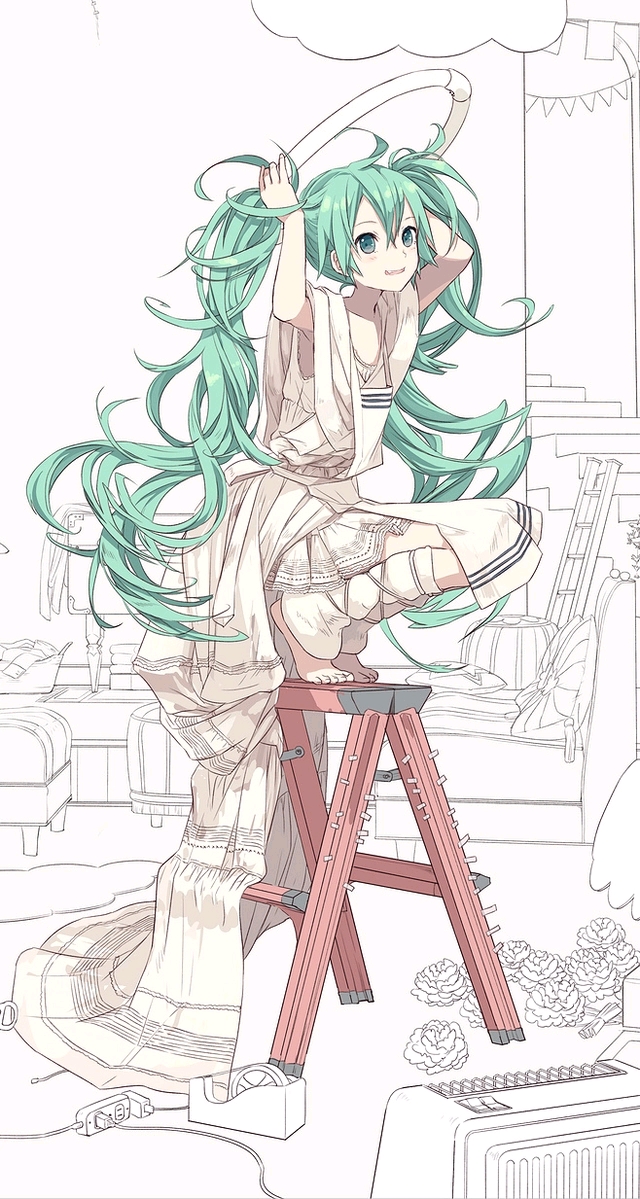 动画 动漫杂谈 初音未来美图分享100 2010年4月30日,发布初音未来6种