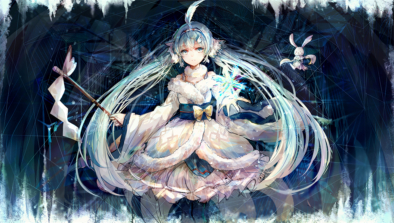 【横屏裁剪】冬夜不寒雪初音08