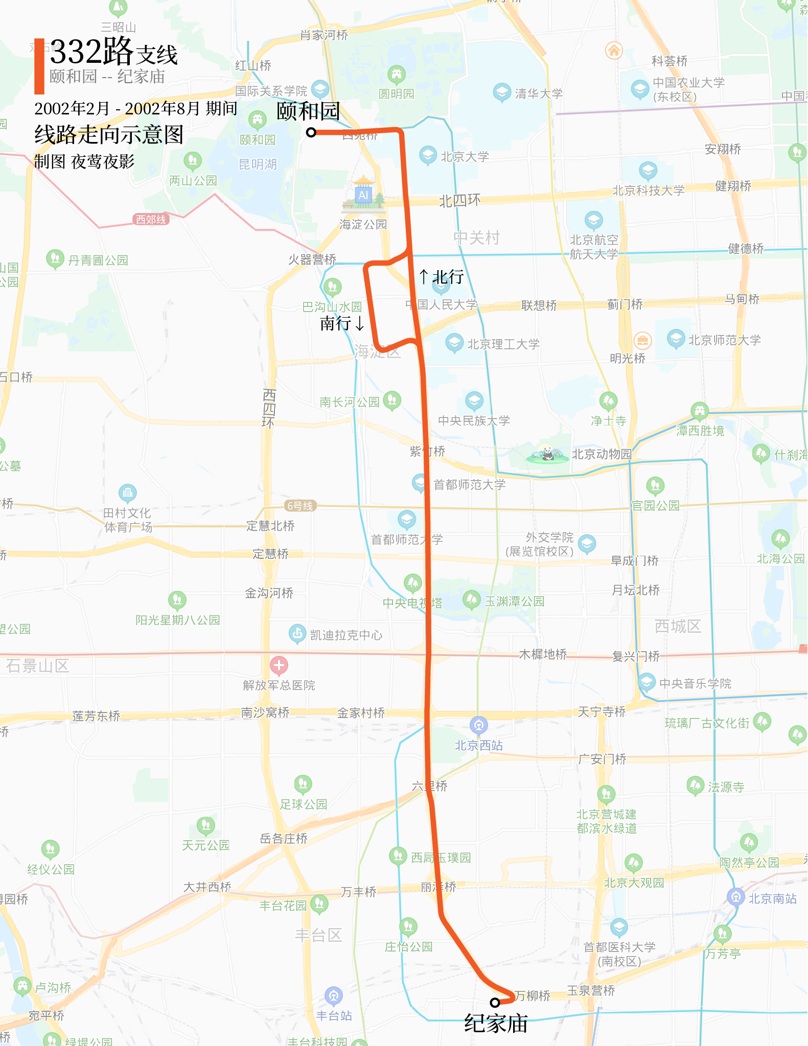 岁月如歌——北京公交332路简述