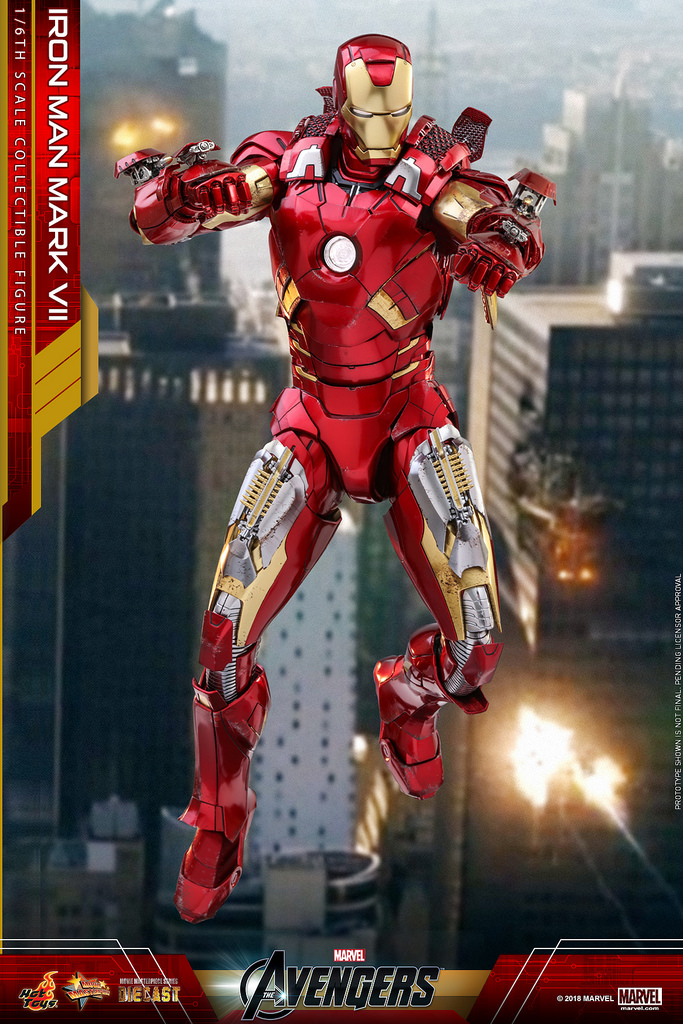 hot toys《复仇者联盟》1/6 钢铁侠 mark vii 收藏级人偶 开售公布