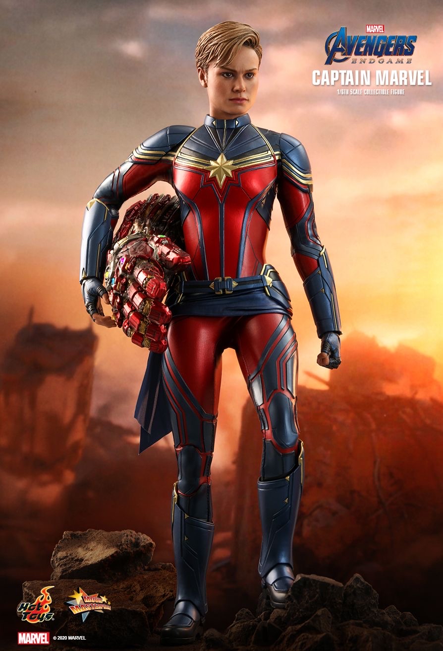 hottoys惊奇队长短发版,英气十足!