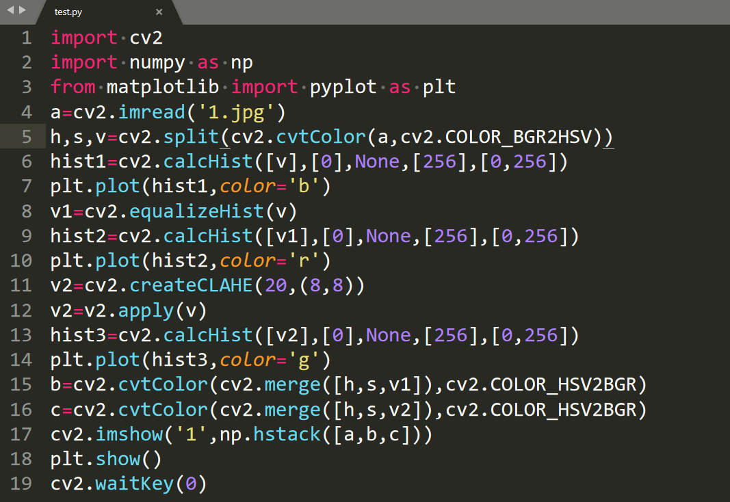 python画图像直方图 - csdn