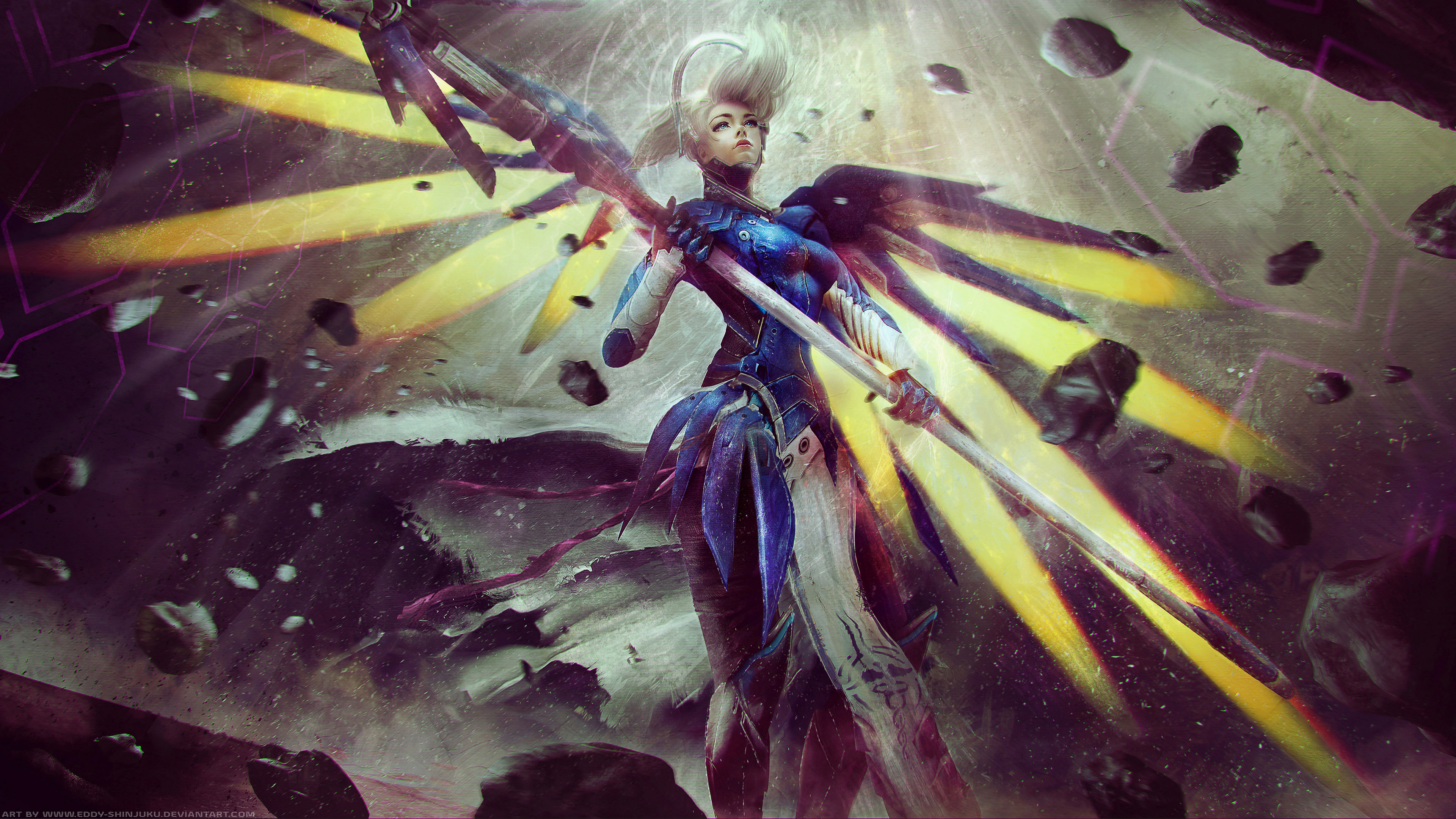 【嘿嘿嘿】守望先锋--overwatch壁纸插画美图分享