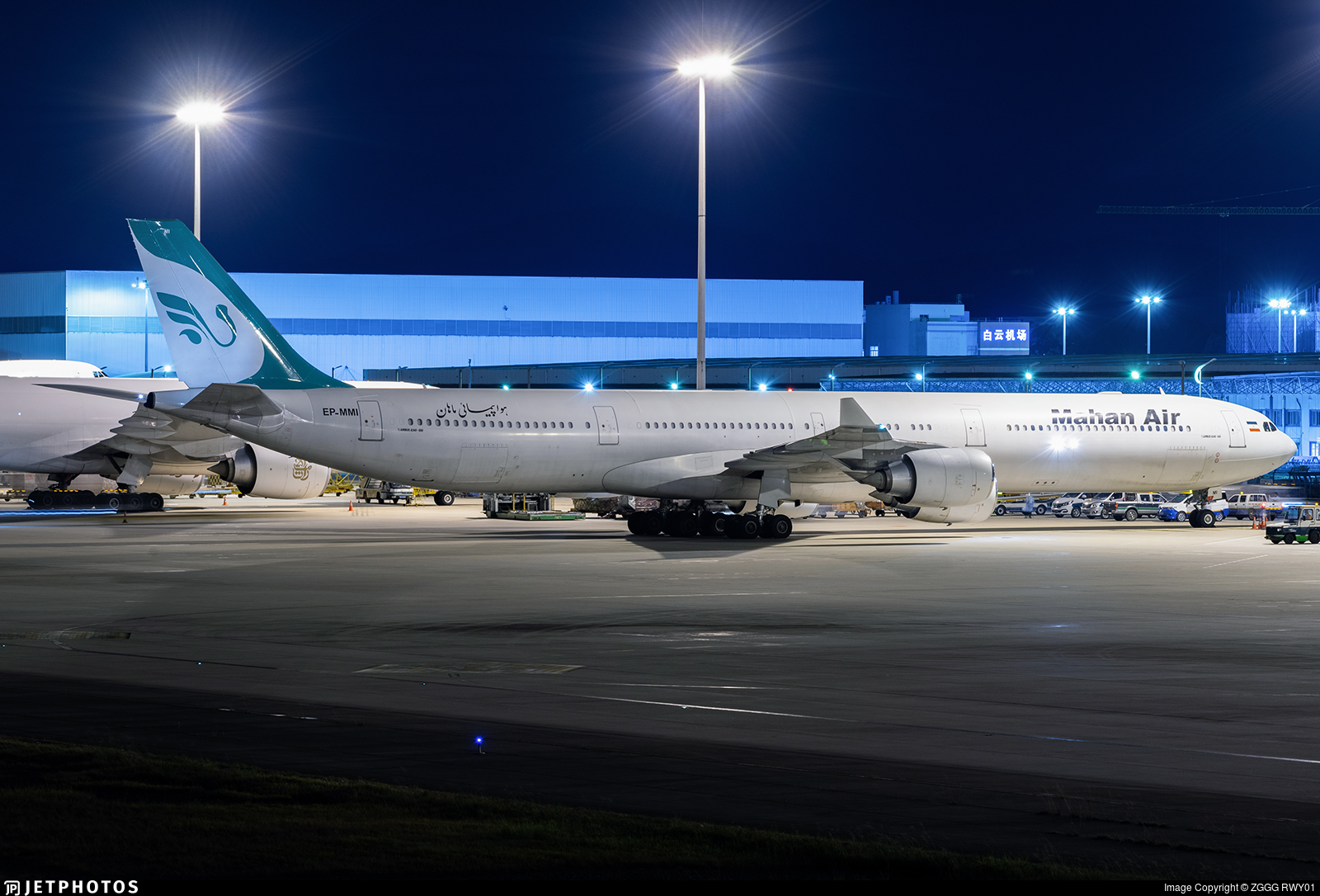 伊朗马汉航空的a340-600
