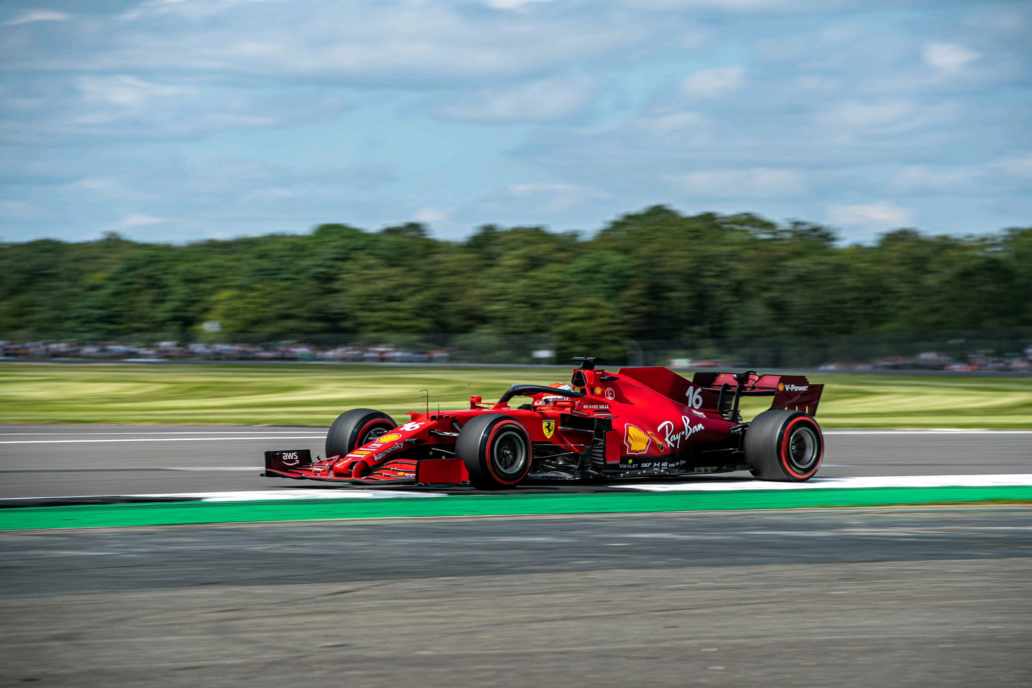 [高清图集]2021年英国f1大奖赛 法拉利