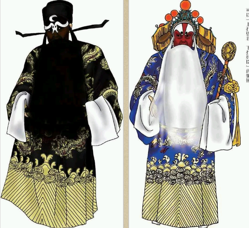 《铡美案》包公图      《二进宫》徐彦昭图
