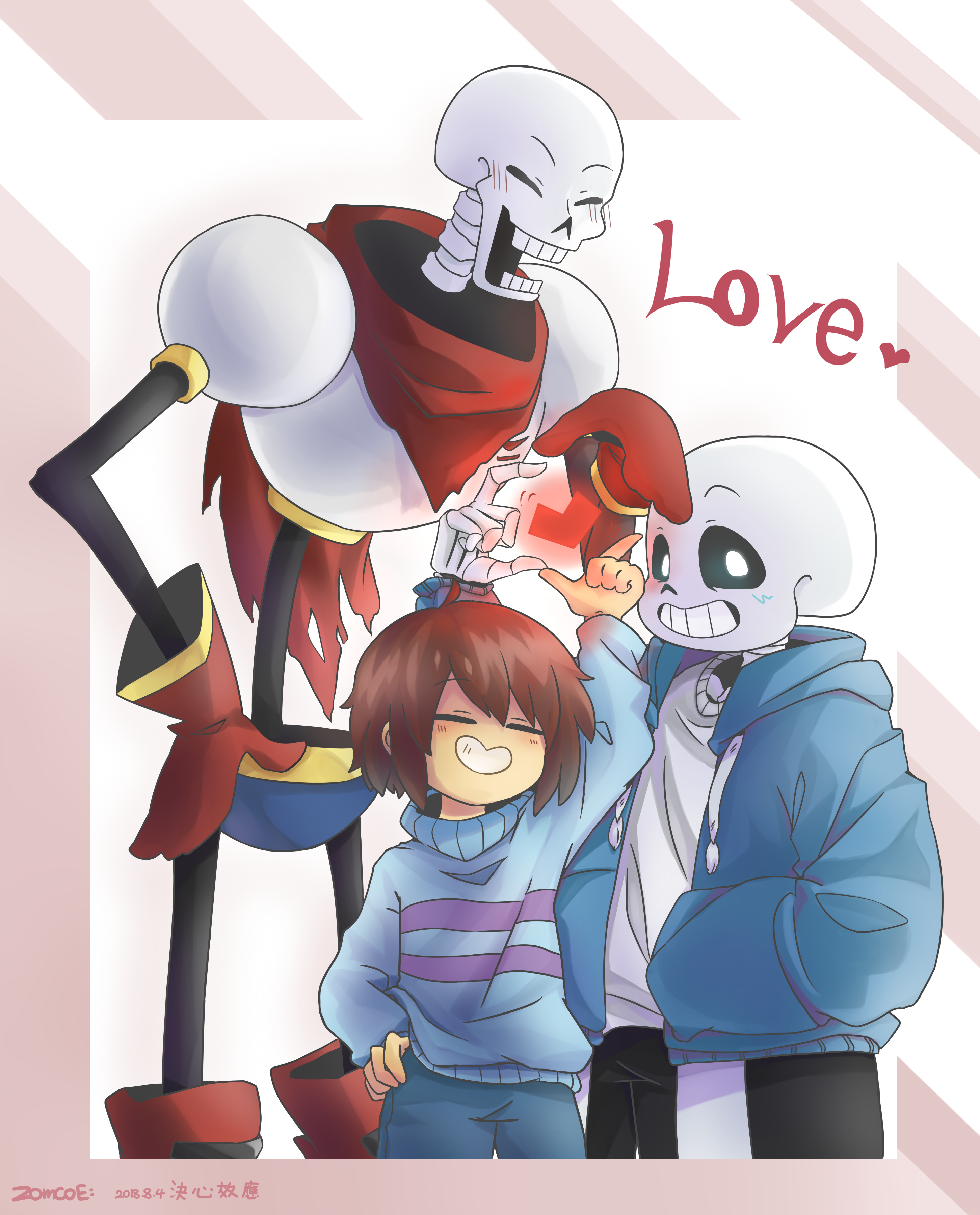 【undertale】传说之下精美人物图包 (画师:桑可_zomcoe篇)