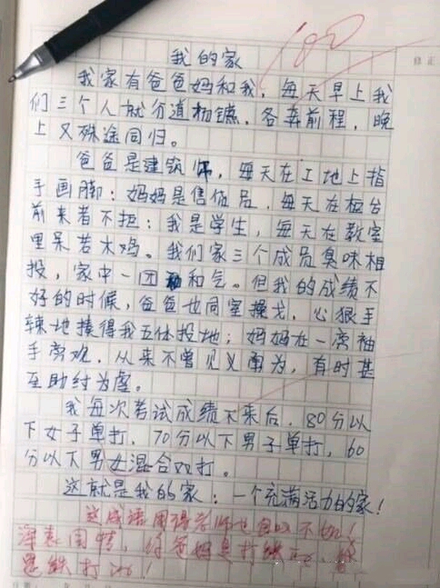 (认真向)学生搞笑作文类型分析.