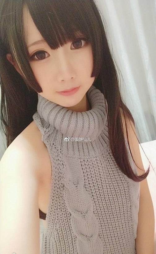 真-露背毛衣cosplay