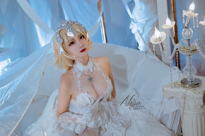 fgo圣女贞德花嫁cos