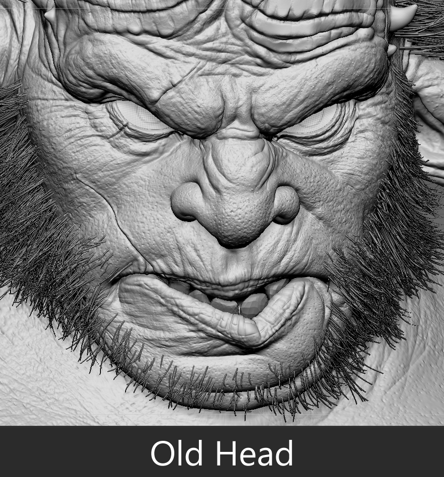 教你用maya和zbrush创建一个酷到飞起的兽人