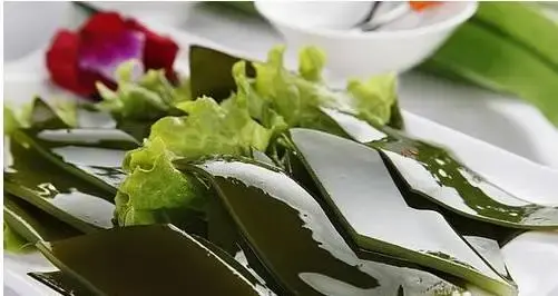 4、含碘的食物。比如海带、甲鱼等海鲜食物，其中的碘元素都是很高的
