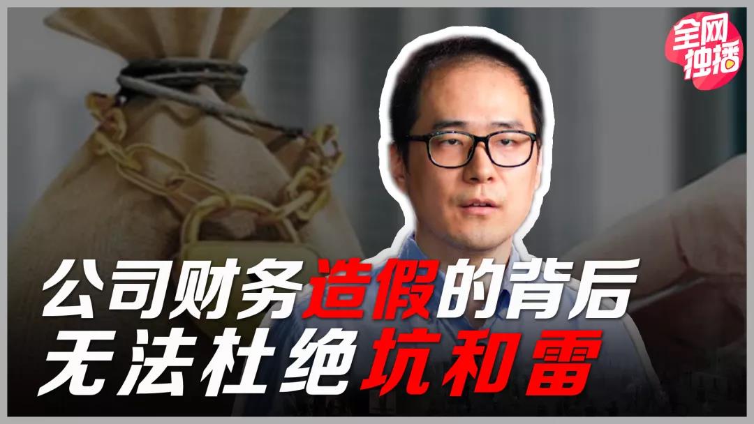 【重头说起】陈治衡:公司财务造假的背后,如何杜绝"坑"与"雷?