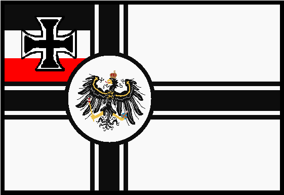 一战同盟国国旗(纯鼠标绘制)