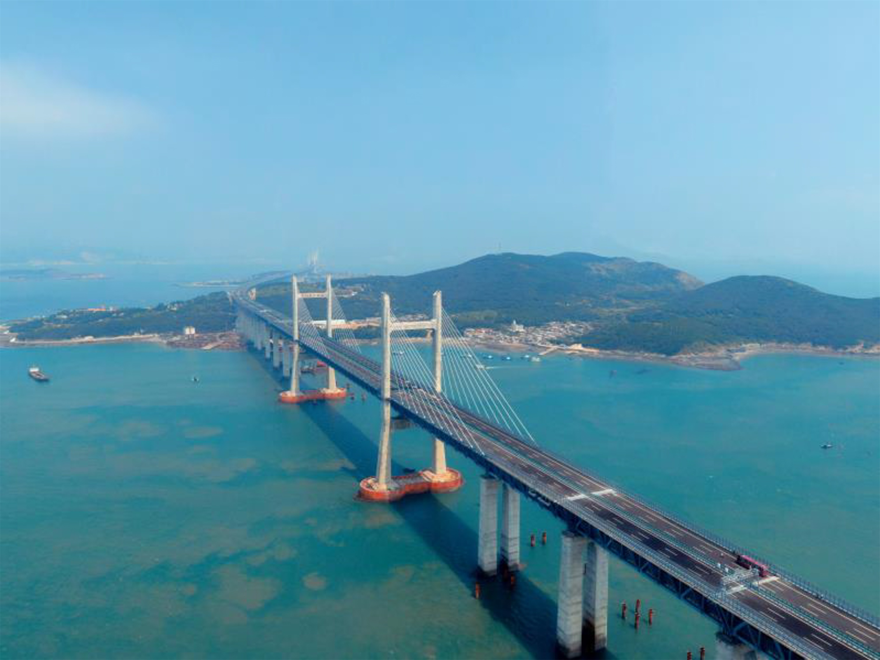 航拍平潭海峡公铁大桥(图源:南昌铁路)