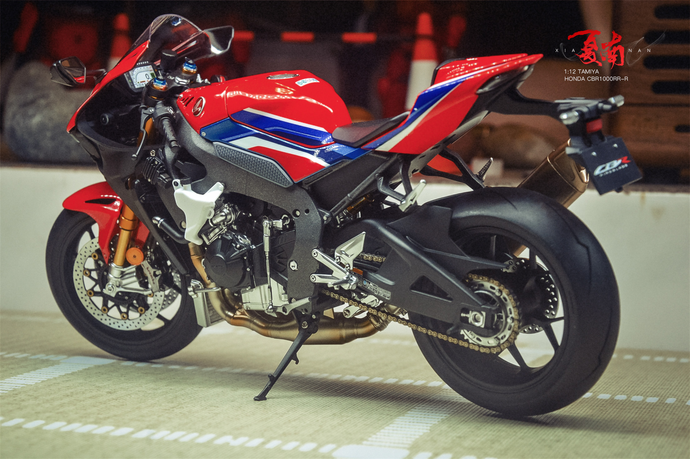 田宫1:12 本田 cbr1000rr-r 火刃摩托车