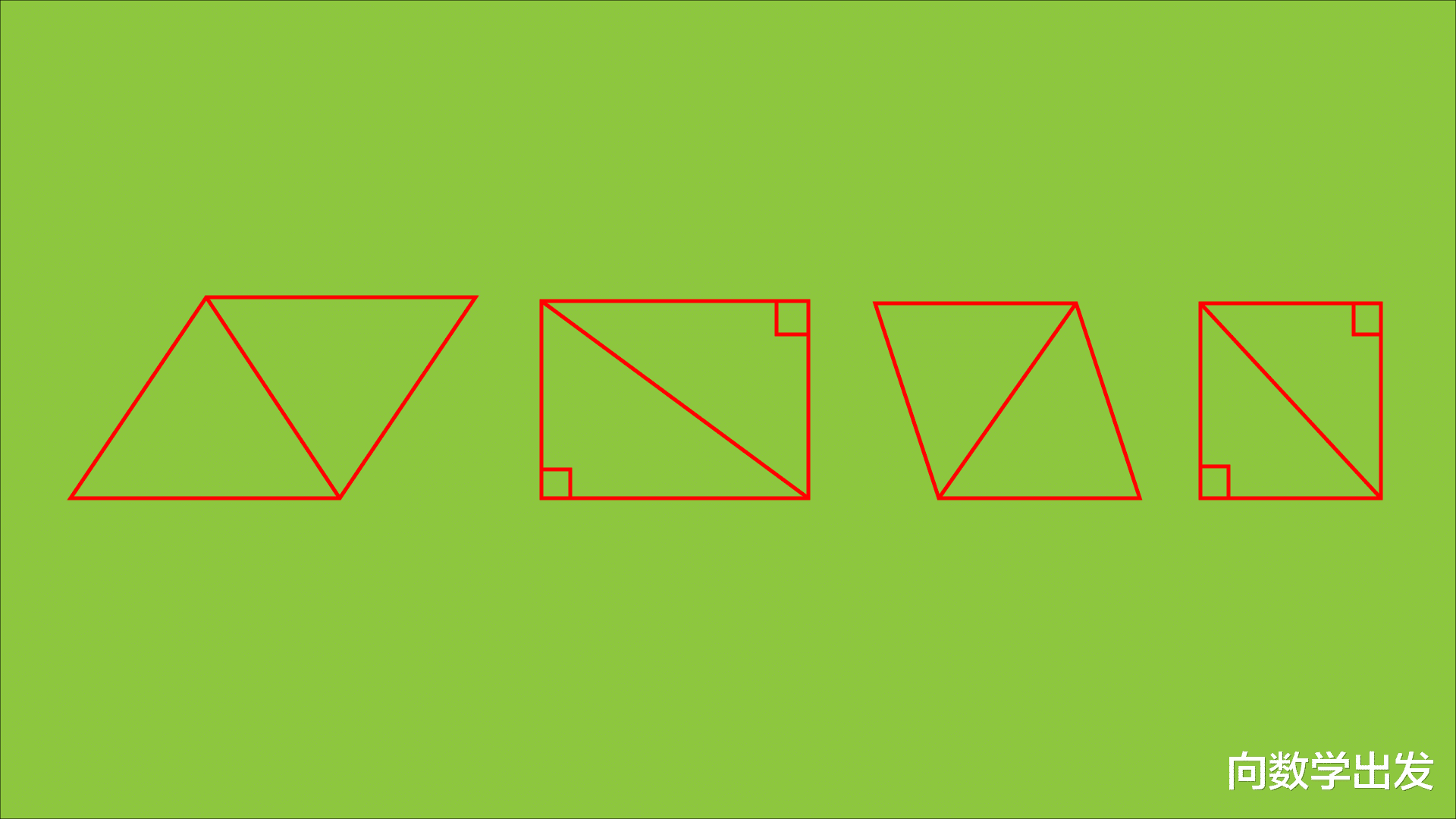 三角形有三个角和三条边，由三条线段围成的封闭图形叫作三角形